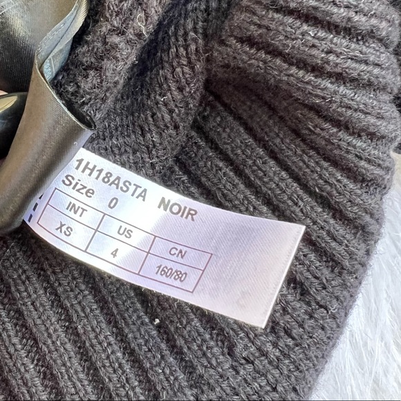 Ba&sh | Black Astana Metal Button Chunky Knit Sweater - Picture 7 of 8